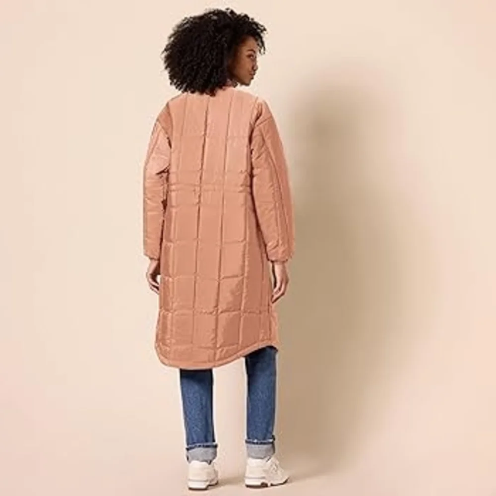 Amazon Essentials Women's Light Brown Coat - Picture 4 of 9